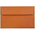 JAM Paper® Booklet Invitation Envelopes, A8, Gummed Seal, Dark Orange, Pack Of 25 1 thumbnail image