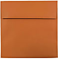 JAM Paper® Color Square Invitation Envelopes, 8 1/2" x 8 1/2", Gummed Seal, Dark Orange, Pack Of 25 1 thumbnail image