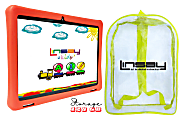 Linsay Octa Core Tablet, 10.1”, 4GB Memory, 128GB Storage, Android 13, With Red Kids Defender Case And Backpack 1 thumbnail image