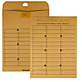 Quality Park Double Sided Inter-Department Envelopes - Interoffice - 10" Width x 13" Length - 28 lb - Self-sealing - Kraft - 100 / Box - Kraft