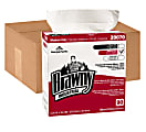 Brawny Industrial Brawny Medium Duty All purpose Wipers - 9.25" x 16.30" - White - Medium Duty, Absorbent, Soft - For Multipurpose - 90 Quantity Per Box - 900 / Carton