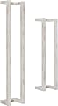 Powell Nettles Wood Towel Racks, 48”H x 9”W x 7-1/2”D, White, Set Of 2 Racks 1 thumbnail image