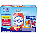 Crystal Light On-The-Go Sugar-Free Drink Mix Variety Pack, 6.3 Oz, Pack Of 60 Packets 1 thumbnail image
