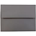 JAM Paper® Booklet Invitation Envelopes, A2, Gummed Seal, Dark Gray, Pack Of 25 1 thumbnail image
