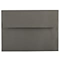 JAM Paper® Booklet Invitation Envelopes, A7, Gummed Seal, Dark Gray, Pack Of 25 1 thumbnail image