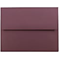 JAM Paper® Booklet Invitation Envelopes, A2, Gummed Seal, Burgundy, Pack Of 25