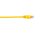 Black Box Connect Cat.5e UTP Patch Network Cable - 10 ft Category 5e Network Cable for Network Device - First End: 1 x RJ-45 Network - Male - Second End: 1 x RJ-45 Network - Male - 1 Gbit/s - Patch Cable - Gold Plated Contact - CM - 26 AWG - Yellow 1 thumbnail image
