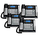 Telefield RCA 4-Line Expandable Corded Phone System With Digital Answering System, RCA-4DSKBNDL