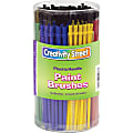 Creativity Street Classroom Brush Canister, Nylon, Multicolor, 144 Brushes