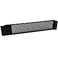 StarTech.com Blanking Panel - 2U - Vented - Hinged Rack Panel - 19in - TAA Compliant - Tool-less Installation - Filler Panel  - 2U Hinged & Vented Blank Rack Panel - Server Rack Blanking / Filler Panel