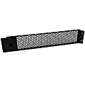 StarTech.com Blanking Panel - 2U - Vented - Hinged Rack Panel - 19in - TAA Compliant - Tool-less Installation - Filler Panel  - 2U Hinged & Vented Blank Rack Panel - Server Rack Blanking / Filler Panel 1 thumbnail image
