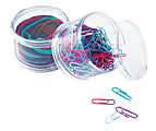 Office Depot® Brand Paper Clips & Rubber Bands, Pack Of 150, Assorted Colors 1 thumbnail image