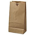 General Paper Grocery Bags, #20, 20 Lb, 16 1/8"H x 8 1/4"W x 5 5/16"D, Kraft, Pack Of 500 Bags 1 thumbnail image