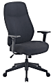 Serta® Commercial Motif Fabric Ergonomic High-Back Executive Chair, Black