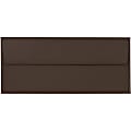 JAM PAPER #10 Business Premium Envelopes, 4 1/8" x 9 1/2", Chocolate Brown , Pack Of 25
