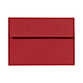 LUX Invitation Envelopes, A9, Peel & Press Closure, Ruby Red, Pack Of 50