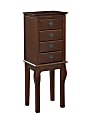Linon Diamond Jewelry Armoire, Espresso 1 thumbnail image