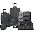 Overland Geoffrey Beene Ebony 6-Piece Luggage Set, Black 1 thumbnail image