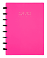 TUL™ Custom Note-Taking System Discbound Weekly/Monthly Student Planner, 5 1/2" x 8 1/2", Pink, July 2018 to June 2019