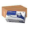 SensiCare Ice Powder-Free Nitrile Exam Gloves, Medium, Violet Blue, 250 Gloves Per Box, Case Of 10 Boxes