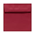 LUX Square Envelopes, 5 1/2" x 5 1/2", Peel & Press Closure, Garnet Red, Pack Of 1,000 1 thumbnail image