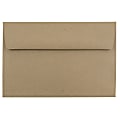 JAM Paper® Booklet Invitation Envelopes, A9, Gummed Seal, 100% Recycled, Brown, Pack Of 25 1 thumbnail image
