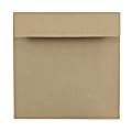 JAM Paper® Square Invitation Envelopes #6, Gummed Seal, 100% Recycled, Brown Kraft Paper Bag, Pack Of 25 1 thumbnail image