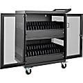Eaton Tripp Lite Series 32Port AC Charging Cart Storage Station Chromebook Laptop Tablet - Cart - for 32 notebooks - steel - black 1 thumbnail image