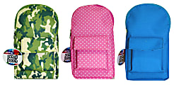 Inkology Mini Backpack Pencil Pouches 12 H x 6 W x 7 12 D Assorted