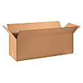 Partners Brand Long Corrugated Boxes 40" x 12" x 12", Bundle of 15