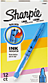 Sharpie® Accent® Liquid Pen-Style Highlighters, Fluorescent Blue, Box Of 12