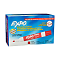 EXPO® Low-Odor Dry-Erase Markers, Bullet Point, Red, Pack Of 12
