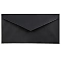JAM Paper® Booklet Envelopes, #7 3/4, Gummed Seal, 30% Recycled, Black, Pack Of 25 1 thumbnail image