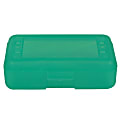 Romanoff Products Pencil Boxes, 8 1/2"H x 5 1/2"W x 2 1/2"D, Lime, Pack Of 12