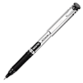 Pentel® EnerGel™ LiquidGel Rollerball Pens, 0.7 mm, Medium Point, Silver Barrel, Black Ink, Pack Of 12 1 thumbnail image