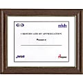 SKILCRAFT® Vinyl-Stain Picture Frame, 9" x 12", Walnut (AbilityOne 7105-00-903-1843) 1 thumbnail image