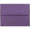 JAM Paper® Booklet Invitation Envelopes, A2, Gummed Seal, Dark Purple, Pack Of 25 1 thumbnail image