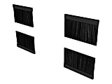 Vertiv Cable Pass Through Brush Kit for Top Panel - 8 pcs. (VRA2006) - Black - 8 Pack - Metal