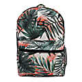 Dickies Student Backpack With 15" Laptop Pocket, Palm Fronds