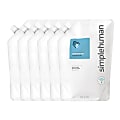 simplehuman Moisturizing Liquid Hand Soap, Unscented, 34 Oz, Carton Of 6 Pouches 1 thumbnail image