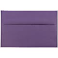 JAM Paper® Booklet Invitation Envelopes, A8, Gummed Seal, Dark Purple, Pack Of 25 1 thumbnail image