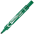 Avery® Marks A Lot® Permanent Markers, Chisel Tip, Large Desk-Style Size, Green, Pack Of 12