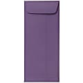 JAM Paper® #10 Policy Envelopes, Gummed Seal, Dark Purple, Pack Of 25