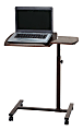 Brenton Studio® Zarty Split-Top Mobile Laptop Cart, 35-1/4"H x 27-3/4"W x 15-3/4"D, Brown 1 thumbnail image