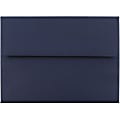 JAM Paper® Booklet Invitation Envelopes, A6, Gummed Seal, Navy Blue, Pack Of 25 1 thumbnail image