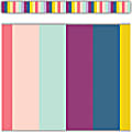 Teacher Created Resources Straight Border Trim, 3" x 35", Oh Happy Day Stripes, Pack Of 12 1 thumbnail image