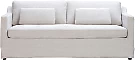 Lifestyle Solutions Remmington Polyester Sofa, 33-1/2"H x 82-3/4"W x 34-1/3"D, Oatmeal 1 thumbnail image