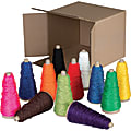 Pacon® Double-Weight Yarn Cones, Assorted, Box Of 12