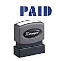 Xstamper® PAID Title Stamp, 100000 Impressions, Blue 1 thumbnail image