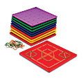 Learning Resources® Geoboard Classpack, Ages 5-12, Assorted Colors, Pack Of 10 1 thumbnail image